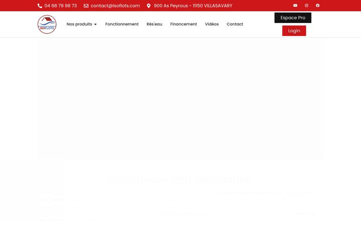 Screenshot of isoflots.com