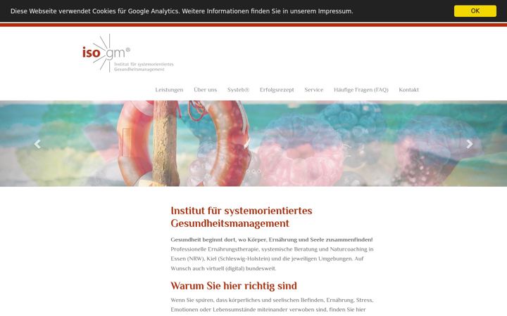 Screenshot of isogm.de