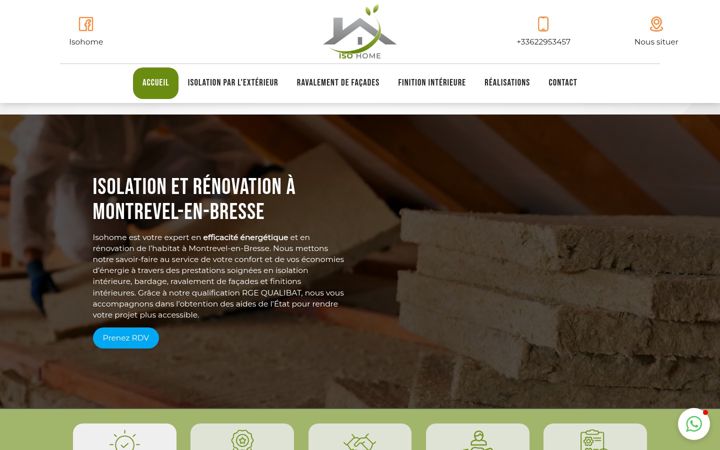 Screenshot of isohome.fr
