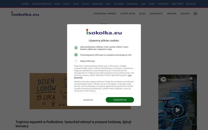 Screenshot of isokolka.eu