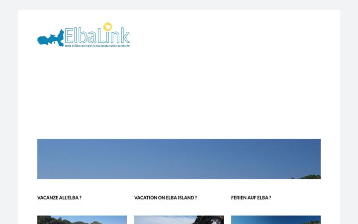 Screenshot of isoladelba.it