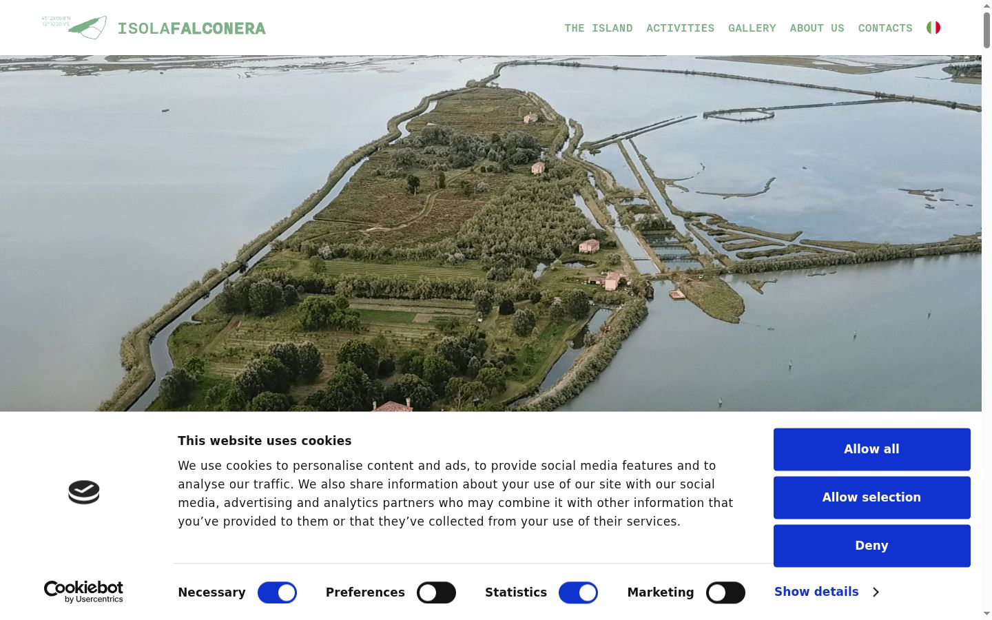 Snímka obrazovky banera súhlasu zobrazeného pred akoukoľvek interakciou