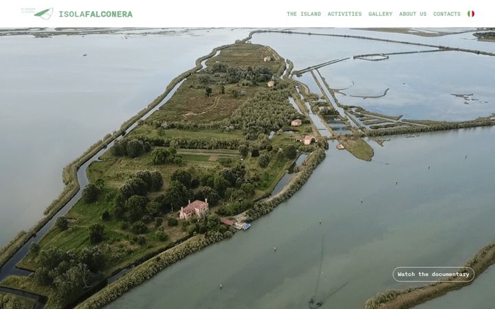 Screenshot of isolafalconera.com