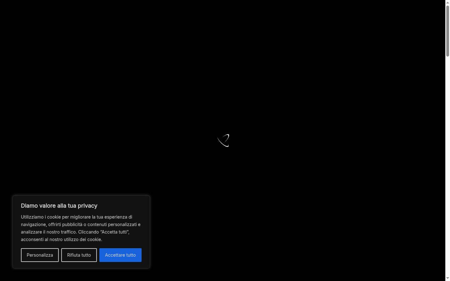 Screenshot des Einwilligungsbanners vor jeglicher Interaktion