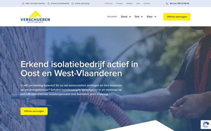 Screenshot of isolatiewerkenverschueren.be