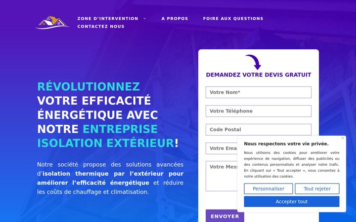 Screenshot of isolation-exterieure-facade.com