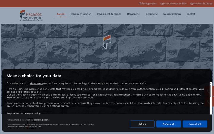 Screenshot of isolation-facade-idf.fr