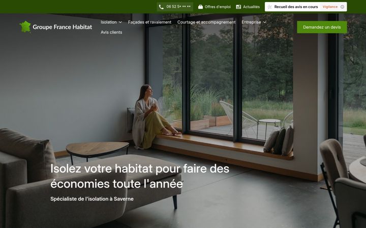 Screenshot of isolation-france-habitat.com