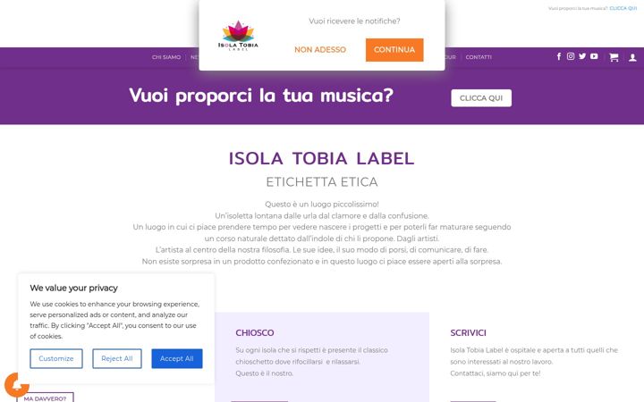 Screenshot of isolatobialabel.com
