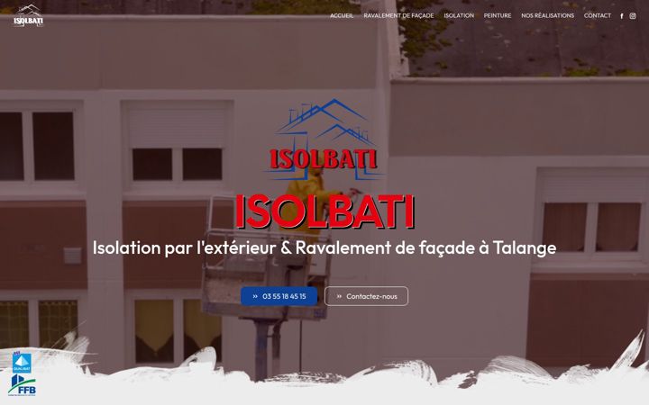 Screenshot of isolbati.fr