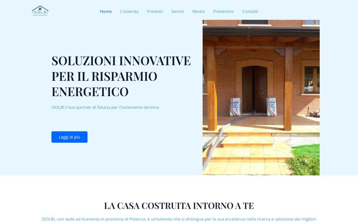 Screenshot of isolbiacerenza.com