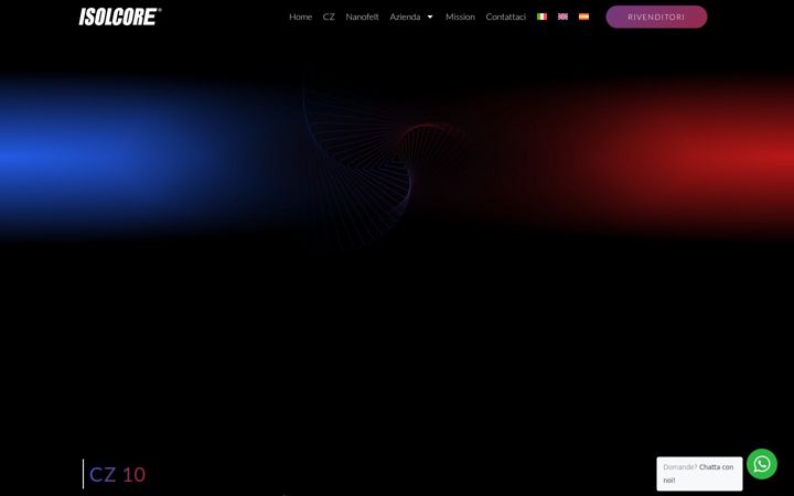 Screenshot of isolcore.com