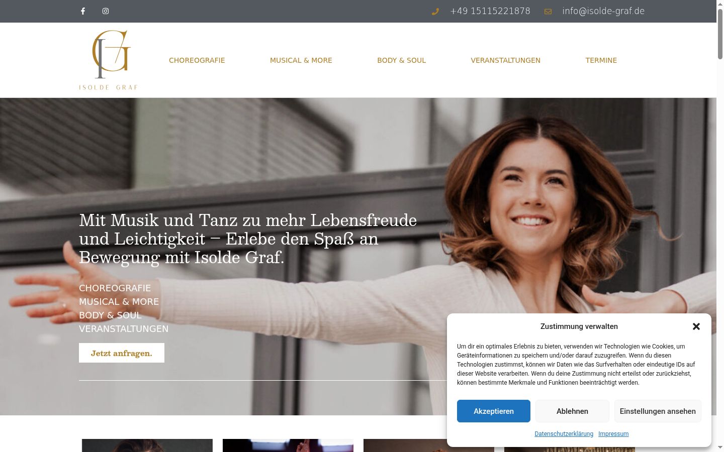 Screenshot tal-banner tal-kunsens muri qabel kwalunkwe interazzjoni