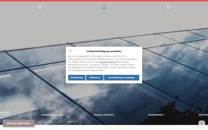 Screenshot of isolierglasshop24.de