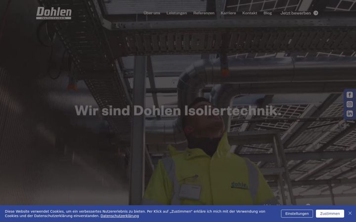 Screenshot of isoliermeister.de