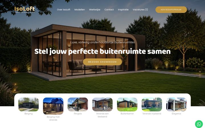 Screenshot of isoloft.nl