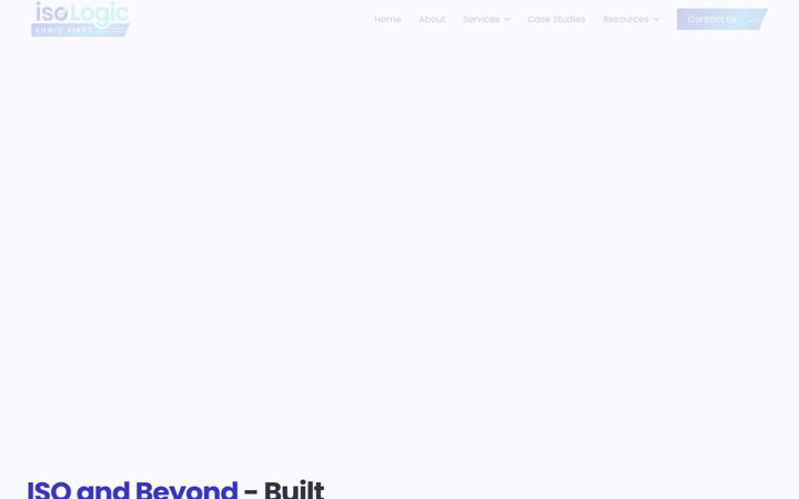 Screenshot of isologic.co.uk
