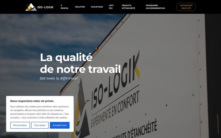 Screenshot of isologik.com