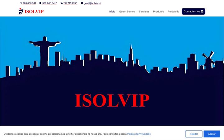 Screenshot of isolvip.pt