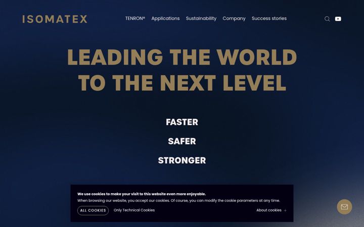 Screenshot of isomatex.com