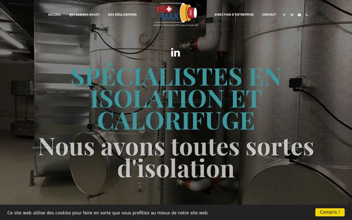 Screenshot of isomax.ch