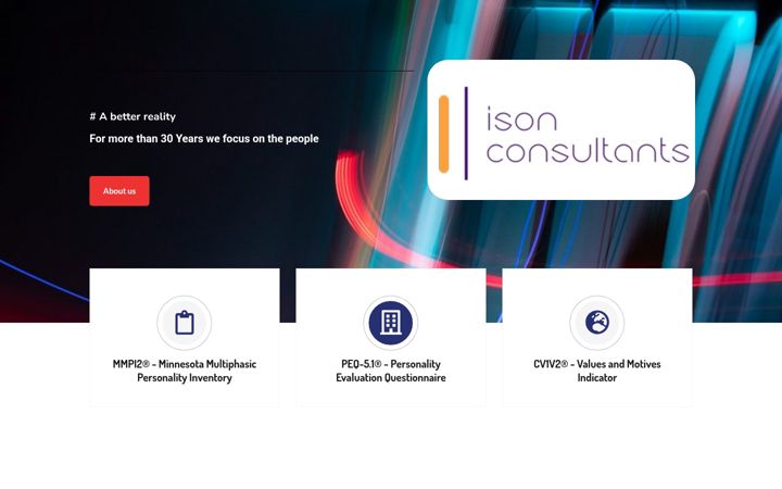 Screenshot of isonconsultants.com
