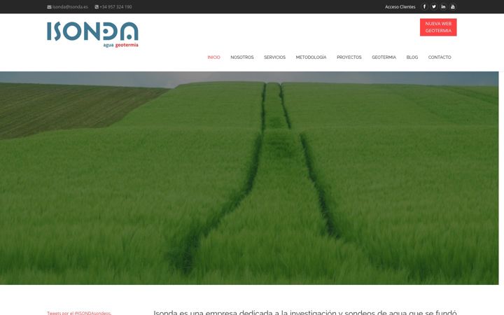 Screenshot of isonda.es