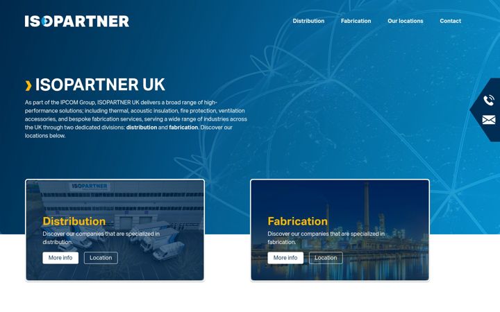 Screenshot of isopartneruk.com
