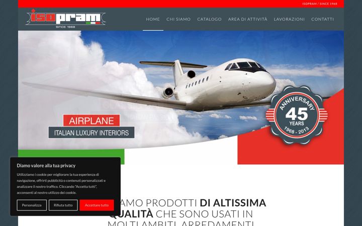 Screenshot of isopram.it
