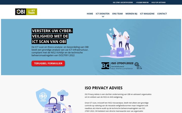 Screenshot of isoprivacy.nl