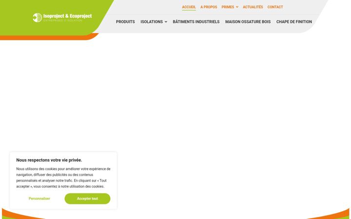 Screenshot of isoproject.be