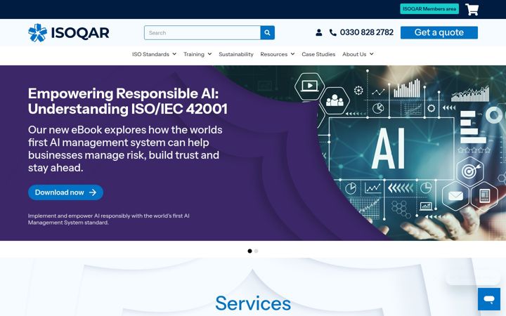 Screenshot of isoqar.com