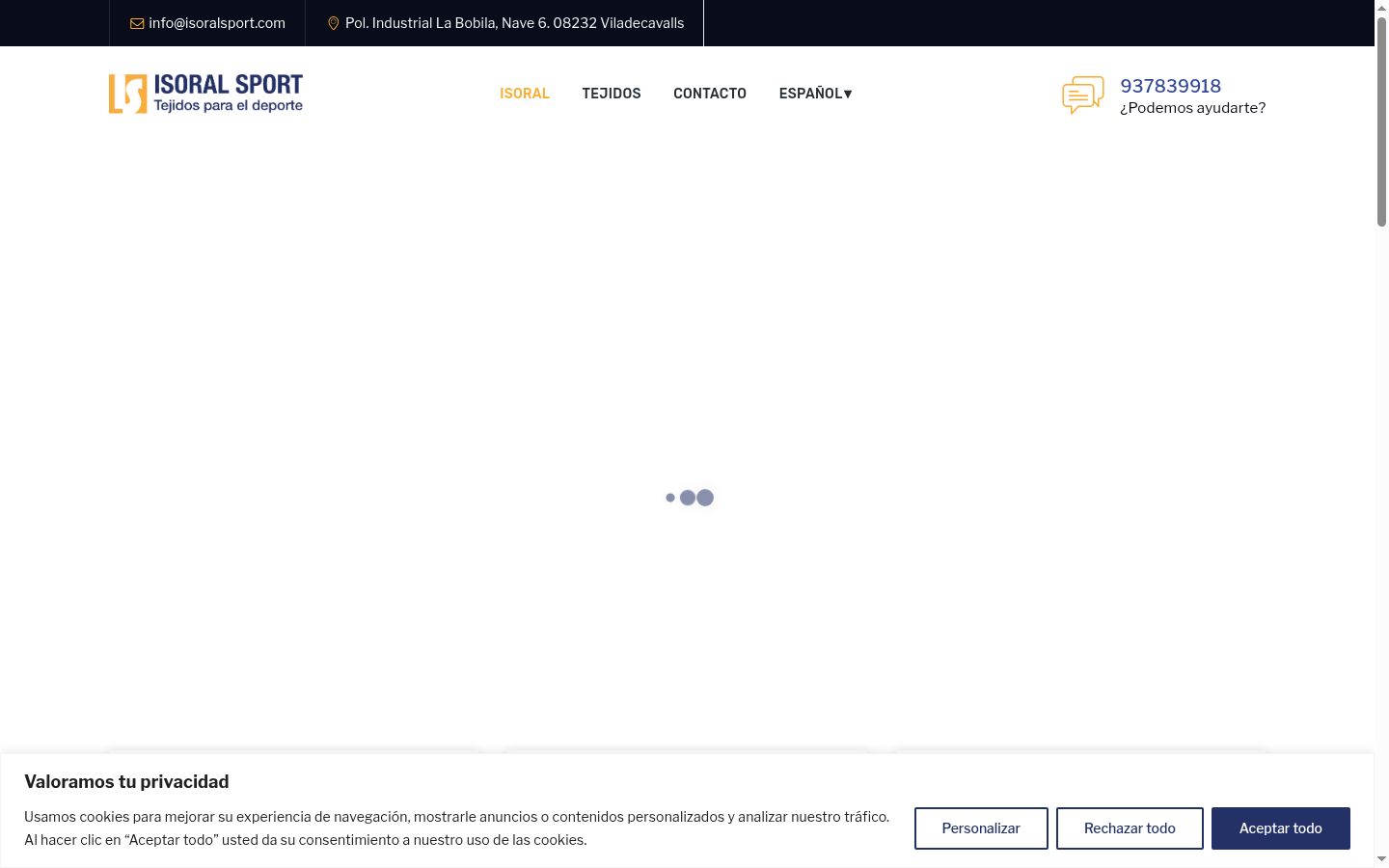 Screenshot des Einwilligungsbanners vor jeglicher Interaktion