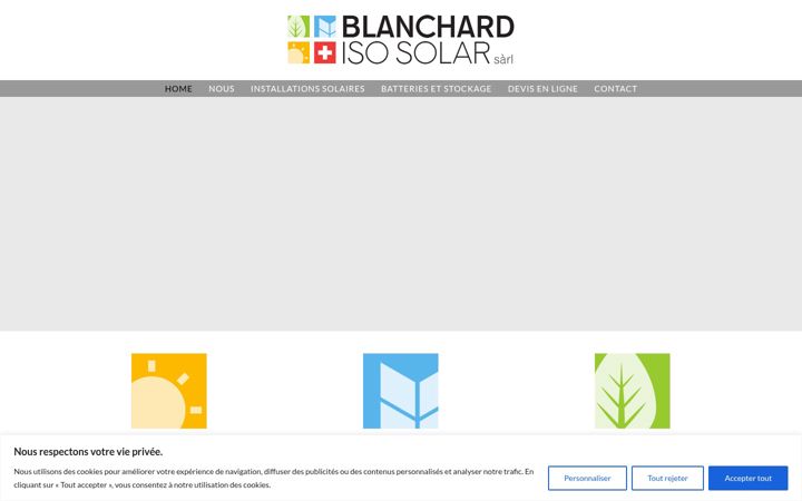 Screenshot of isosolar.ch