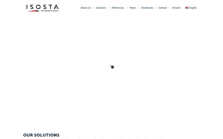 Zrzut ekranu isosta-international.com