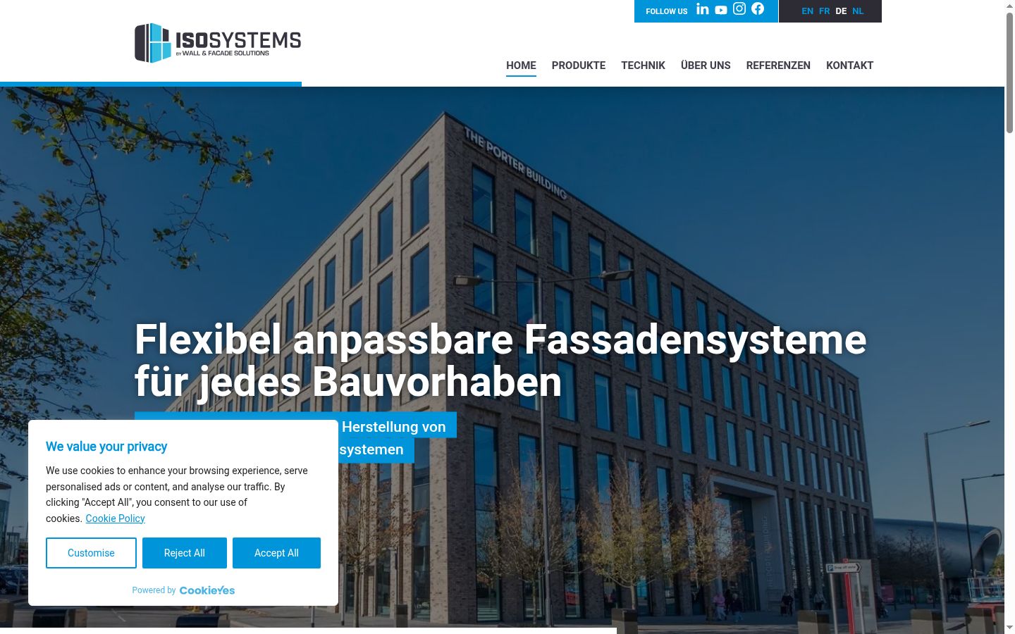 Screenshot tal-banner tal-kunsens muri qabel kwalunkwe interazzjoni