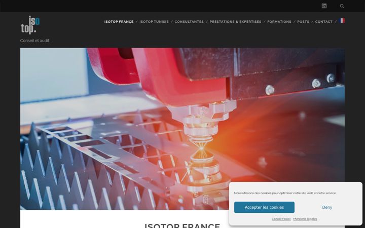 Screenshot of isotop-consulting.com