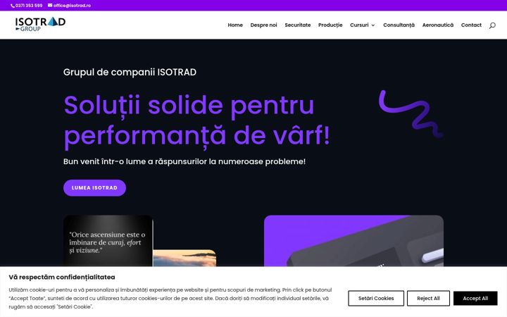 Screenshot of isotrad.ro