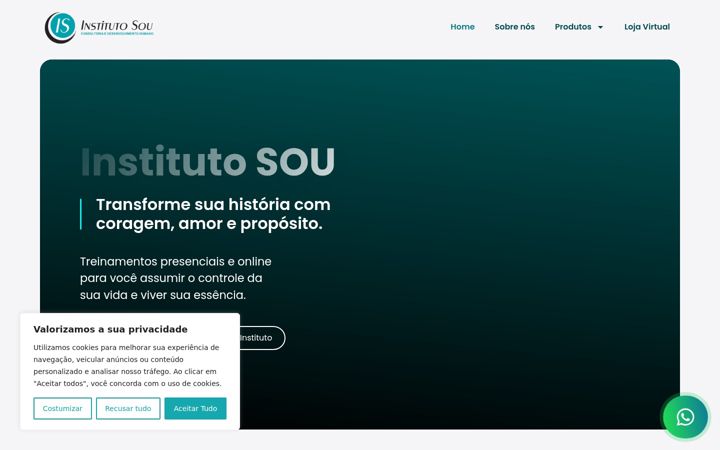 Screenshot of isou.com.br