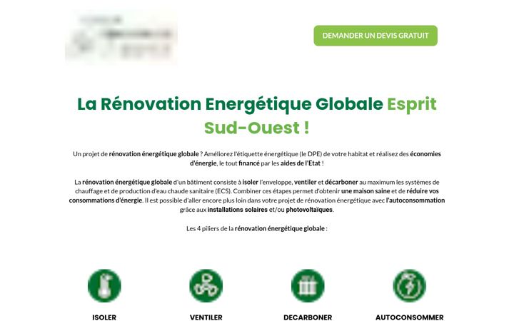 Screenshot of isovalie.fr