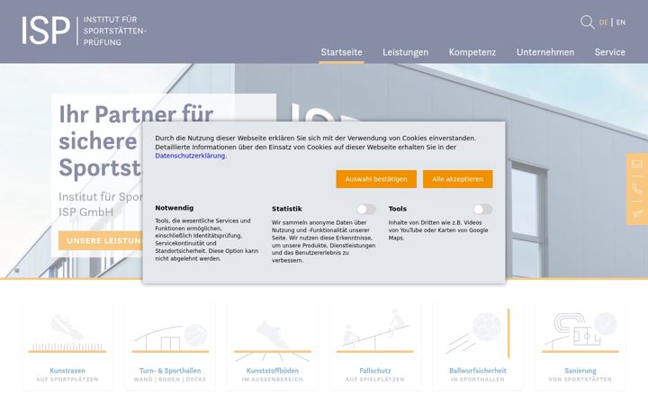 Screenshot of isp-germany.com