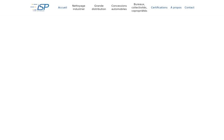 Screenshot of isp-proprete.fr