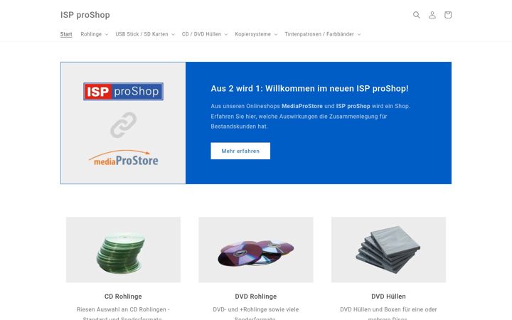 Screenshot of isp-proshop.de