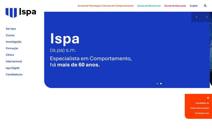 Snímek obrazovky ispa.pt