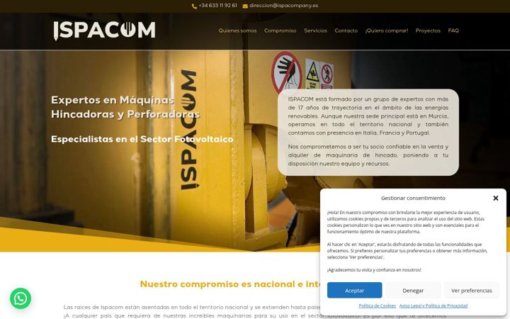 Screenshot of ispacompany.es