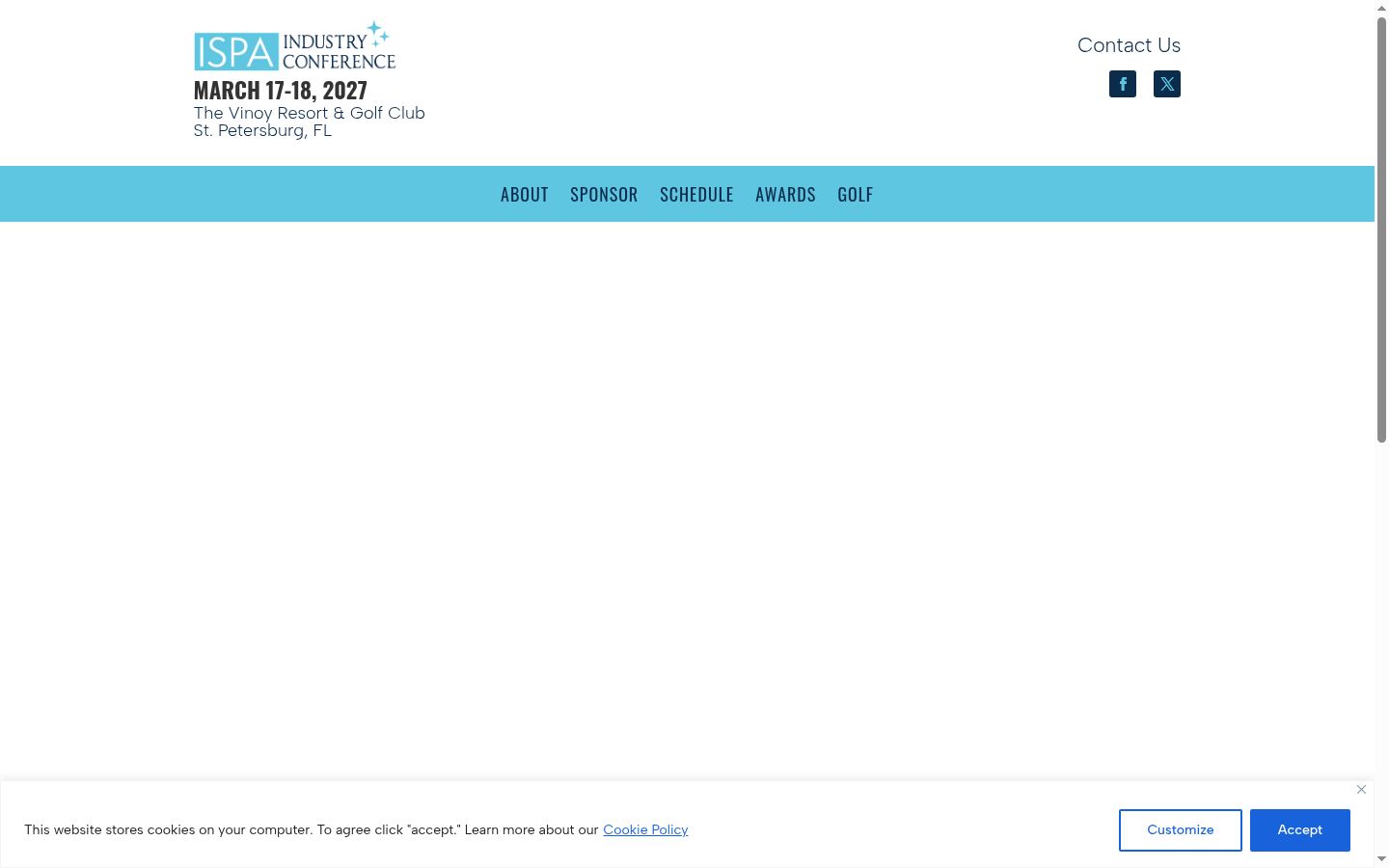 Screenshot του banner συγκατάθεσης που εμφανίστηκε πριν από οποιαδήποτε αλληλεπίδραση