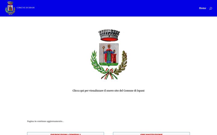 Screenshot of ispanitrasparente.it