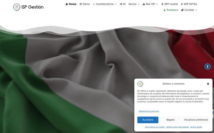 Screenshot of ispgestion.it
