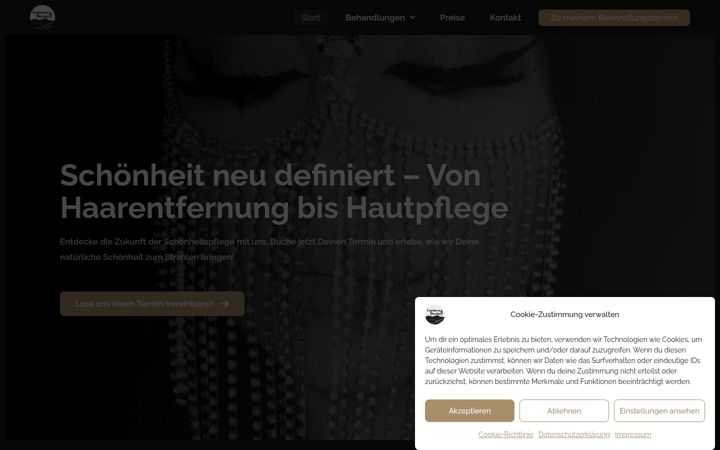 Screenshot of ispinyabeauty.de
