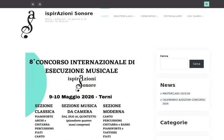Screenshot of ispirazionisonore.it